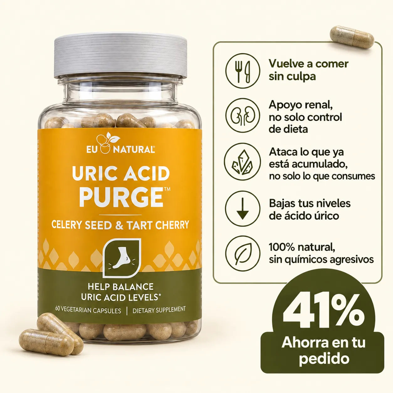 Uric Acid Purge - EU Natural